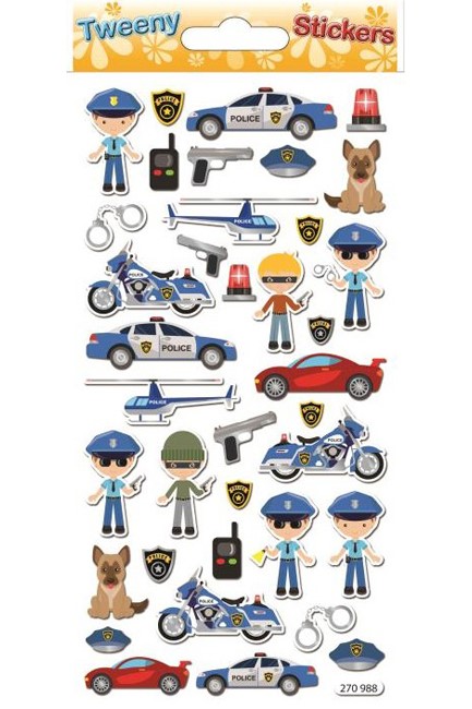 STICKERS TWEENY 9*17cm.270988 ΑΣΤΥΝΟΜΙΑ