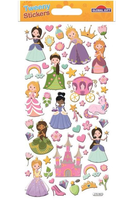 STICKERS TWEENY 9*17cm.270997 ΠΡΙΓΚΙΠΙΣΕΣ