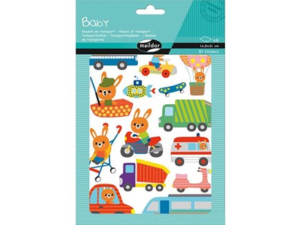 STICKERS EASTER MAILDOR 15*21cm.6φ.BABY ΟΧΗΜΑΤΑ