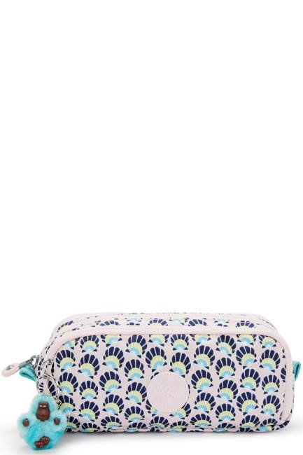 ΚΑΣΕΤΙΝΑ ΜΑΚΡΟΣΤΕΝΗ KIPLING GITROU GEO SHELL I3560-31N 3 ΘΕΣΕΩΝ