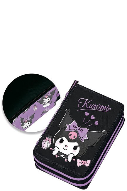 ΚΑΣΕΤΙΝΑ ΓΕΜΑΤΗ ΔΙΠΛΗ SANRIO KUROMI SKETCH 252331