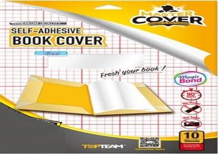 ΝΤΥΜΑ ΑΥΤΟΚΟΛΛΗΤΟ ΔΙΑΦΑΝΕΣ 50*36cm.80 micron TOP TEAM ΣΕΤ 10ΤΕΜ.