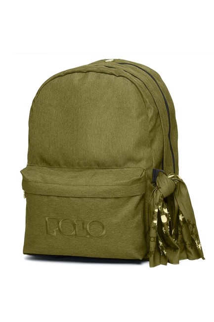 ΤΣΑΝΤΑ ΠΛΑΤΗΣ POLO DOUBLE WITH SCARF JEAN STYLE 901235-07 ΧΑΚΙ ΠΟΛΥΘΕΣΙΑΚΗ