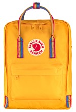 ΤΣΑΝΤΑ ΠΛΑΤΗΣ FJALLRAVEN KANKEN RAINBOW 23620-141-907 WARM YELLOW-RAINBOW PATTERN ΜΟΝΟΘΕΣΙΑΚΗ