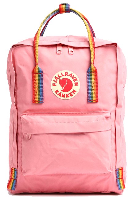 ΤΣΑΝΤΑ ΠΛΑΤΗΣ FJALLRAVEN KANKEN 23620-115-907 LIGHT OAK RAINBOW PATTERN ΜΟΝΟΘΕΣΙΑΚΗ