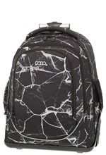 ΤΣΑΝΤΑ TROLLEY POLO UPLOW 901253-8263 PRINT ΜΑΥΡΟ ΠΟΛΥΘΕΣΙΑΚΗ
