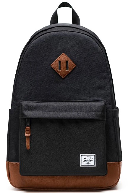 ΤΣΑΝΤΑ ΠΛΑΤΗΣ ΜΕ ΘΗΚΗ LAPTOP HERSCHEL HERITAGE ICEBERG LILAS CROSSHATCH NATURAL ΜΟΝΟΘΕΣΙΑΚΗ