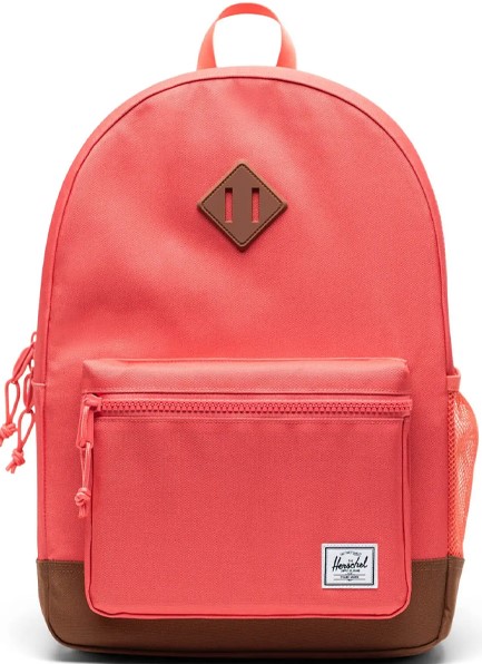 ΤΣΑΝΤΑ ΠΛΑΤΗΣ ΜΕ ΘΗΚΗ LAPTOP HERSCHEL HERITAGE YOUTH DUBARRY SADDLE BROWN ΜΟΝΟΘΕΣΙΑΚΗ