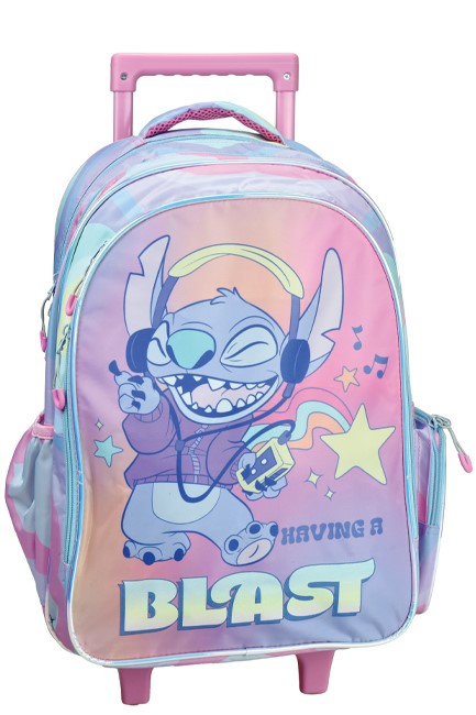 ΤΣΑΝΤΑ TROLLEY GIM STITCH CHILLIN NO BAD DAYS 342-01074 ΠΟΛΥΘΕΣΙΑΚΗ