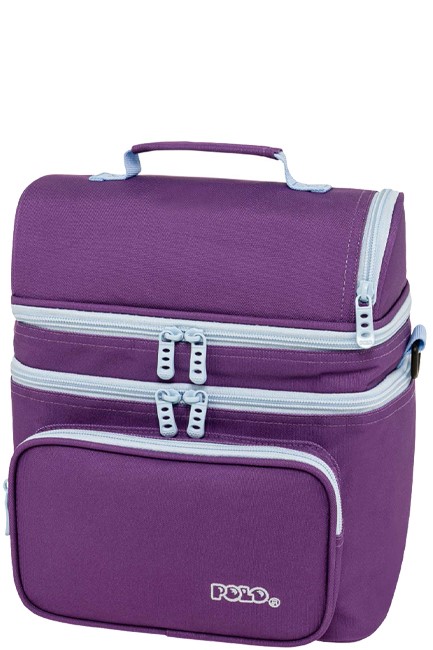 ΤΣΑΝΤΑ ΦΑΓΗΤΟΥ ΙΣΟΘΕΡΜΙΚΗ POLO DOUBLE COOLER 907096-4657 VIOLET-LIGHT CYAN
