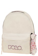 ΤΣΑΝΤΑ ΠΛΑΤΗΣ POLO BAG WITH SCARF 901135-2545 WHITE-LILAC ΜΟΝΟΘΕΣΙΑΚΗ