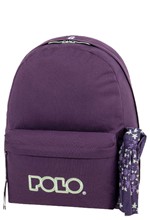 ΤΣΑΝΤΑ ΠΛΑΤΗΣ POLO BAG WITH SCARF 901135-4579 PURPLE-TURQUOISE ΜΟΝΟΘΕΣΙΑΚΗ