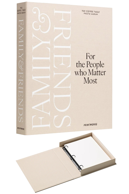 ΑΛΜΠΟΥΜ ΦΩΤ.PRINTWORKS PW00724 28*21εκ.FAMILY AND FRIENDS-ΜΠΕΖ