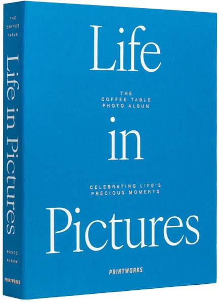 ΑΛΜΠΟΥΜ ΦΩΤ.PRINTWORKS PW00729 28*21εκ.LIFE IN PICTURES-ΜΠΛΕ