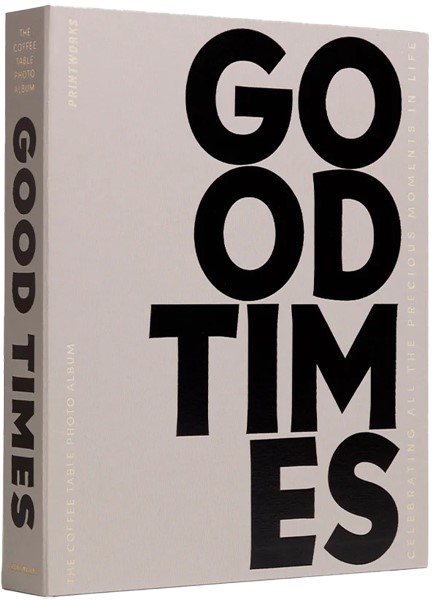 ΑΛΜΠΟΥΜ ΦΩΤ.PRINTWORKS PW00725 28*21εκ.GOOD TIMES-ΓΚΡΙ