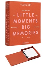 ΑΛΜΠΟΥΜ ΦΩΤ.PRINTWORKS PW00732 27*24.5εκ.LITTLE MOMENTS BIG MEMORIES-ΠΟΡΤΟΚΑΛΙ