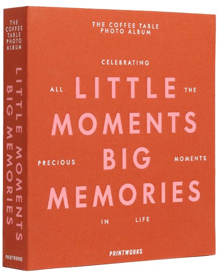 ΑΛΜΠΟΥΜ ΦΩΤ.PRINTWORKS PW00732 27*24.5εκ.LITTLE MOMENTS BIG MEMORIES-ΠΟΡΤΟΚΑΛΙ