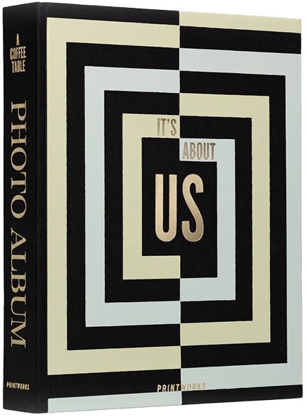 ΑΛΜΠΟΥΜ ΦΩΤ.PRINTWORKS PW00514 28*21εκ.IT'S ABOUT US-BLACK MULTI