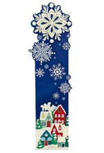 ΣΕΛΙΔΟΔΕΙΚΤΗΣ XMAS QUILLING FILIGRANA ΧΙΟΝΙΣΜΕΝΟ ΧΩΡΙΟ