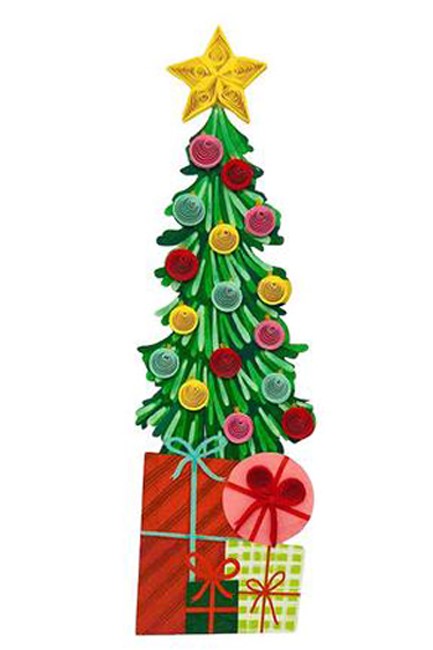 ΣΕΛΙΔΟΔΕΙΚΤΗΣ XMAS QUILLING FILIGRANA ΕΛΑΤΟ