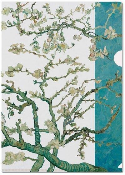ΘΗΚΗ Α4 ΜΕ ΑΝΟΙΓΜΑ Γ BB VAN GOGH-ALMOND BLOSSOM