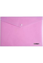 ΦΑΚΕΛΟΣ Α4 ΜΕ ΚΟΥΜΠΙ PREMIUM PASTEL PINK