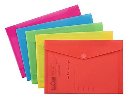 ΦΑΚΕΛΟΣ 12,5*22,5 ΜΕ VELCRO JPC ΚΙΤΡΙΝΟΣ