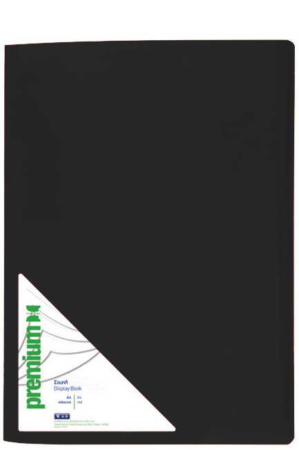 ΝΤΟΣΙΕ ΣΟΥΠΛ Α4 ΜΕ  10 ΔΙΑΦΑΝΕΙΣ ΘΗΚΕΣ PREMIUM ΜΑΥΡΟ