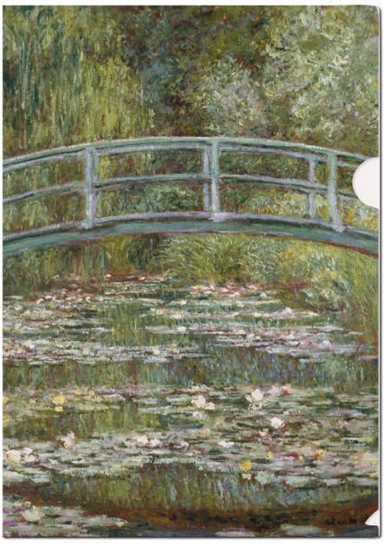ΘΗΚΗ Α4 ΜΕ ΑΝΟΙΓΜΑ Γ BB MONET-WATER LILIES 3