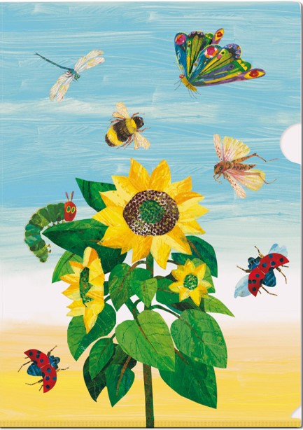 ΘΗΚΗ Α4 ΜΕ ΑΝΟΙΓΜΑ Γ BB CARLE-NATURE SUNFLOWER THE VERY HUNGRY CATERPILLAR