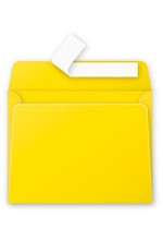 ΦΑΚΕΛΟΣ ΑΛΛΗΛ/ΦΙΑΣ ΡΟLLΕΝ 90*140 20ΤΕΜ.INTENSIVE YELLOW