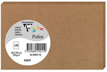 ΚΑΡΤΑ ΑΛΛΗΛ/ΦΙΑΣ POLLEN 82*128 25ΤΕΜ.KRAFT