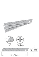 ΑΝΤΑΛΛΑΚΤΙΚΟ ΓΙΑ ΚΟΠΙΔΙ 09mm.MILES B-94 ΣΕΤ 10ΤΕΜ.