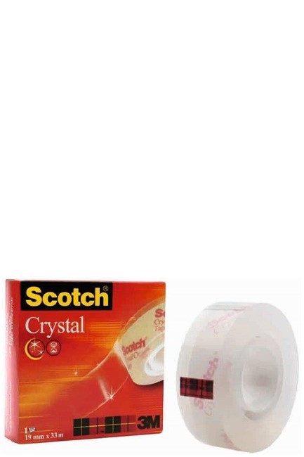 ΤΑΙΝΙΑ CRYSTAL 3M 19MM*33M 600 SCOTCH