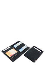 ΚΑΡΤΟΘΗΚΗ ΓΙΑ 10 ΚΑΡΤΕΣ LEATHER CARBON BLACK GARZINI MAGIC WALLET RFID SAFE ESSENZIALE VINTAGE