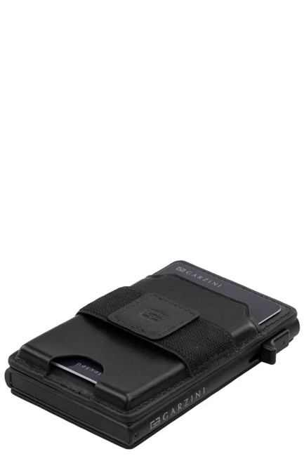 ΚΑΡΤΟΘΗΚΗ ΜΑΓΝΗΤΙΚΗ ΓΙΑ 8 ΚΑΡΤΕΣ ΜΕΤΑΛΛΙΚΗ GARZINI RFID MAGSAFE WALLET BLACK