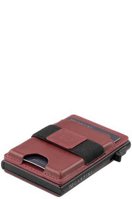 ΚΑΡΤΟΘΗΚΗ ΜΑΓΝΗΤΙΚΗ ΓΙΑ 8 ΚΑΡΤΕΣ ΜΕΤΑΛΛΙΚΗ GARZINI RFID MAGSAFE WALLET BURGUNDY