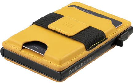 ΚΑΡΤΟΘΗΚΗ ΜΑΓΝΗΤΙΚΗ ΓΙΑ 8 ΚΑΡΤΕΣ ΜΕΤΑΛΛΙΚΗ GARZINI RFID MAGSAFE WALLET YELLOW