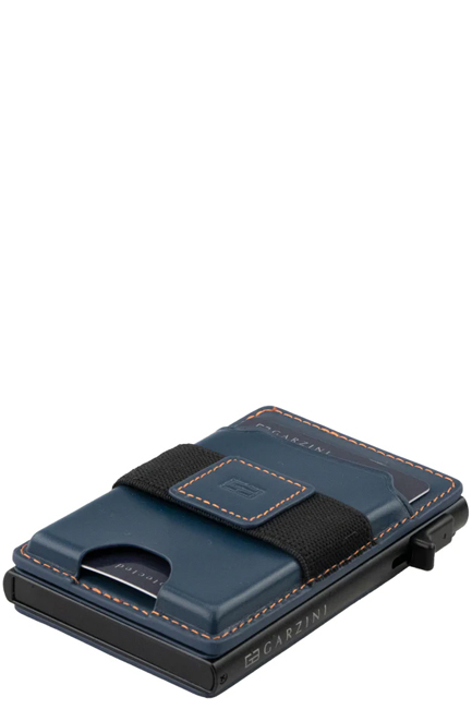 ΚΑΡΤΟΘΗΚΗ ΜΑΓΝΗΤΙΚΗ ΓΙΑ 8 ΚΑΡΤΕΣ ΜΕΤΑΛΛΙΚΗ GARZINI RFID MAGSAFE WALLET BLUE ORANGE