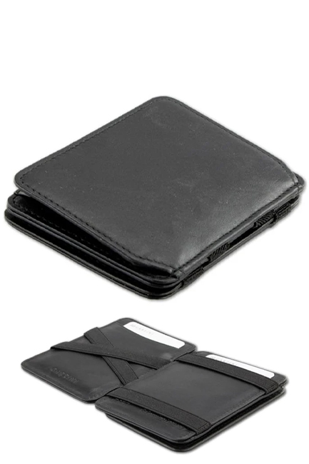 ΠΟΡΤΟΦΟΛΙ LEATHER URBAN BLACK GARZINI MAGIC COIN