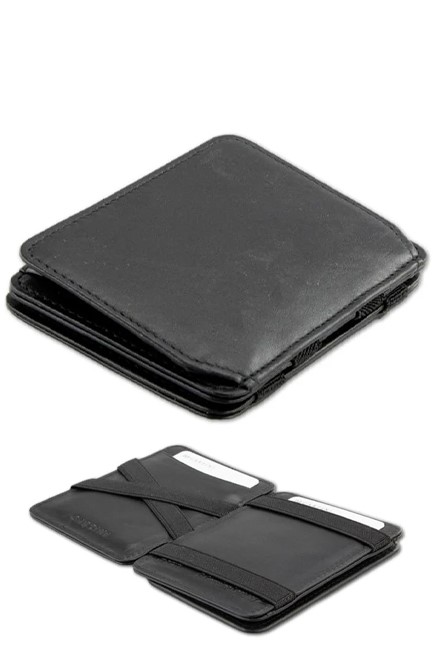 ΠΟΡΤΟΦΟΛΙ LEATHER URBAN BLACK GARZINI MAGIC COIN