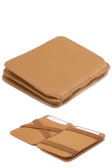 ΠΟΡΤΟΦΟΛΙ LEATHER URBAN COGNAC GARZINI MAGIC COIN