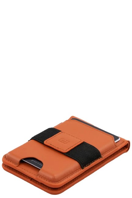 ΚΑΡΤΟΘΗΚΗ ΜΑΓΝΗΤΙΚΗ ΓΙΑ 7 ΚΑΡΤΕΣ GARZINI RFID MAGSAFE WALLET STAND iPHONE ORANGE