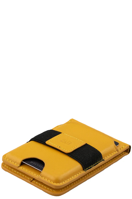 ΚΑΡΤΟΘΗΚΗ ΜΑΓΝΗΤΙΚΗ ΓΙΑ 7 ΚΑΡΤΕΣ GARZINI RFID MAGSAFE WALLET STAND iPHONE YELLOW