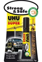 ΚΟΛΛΑ ΡΕΥΣΤΗ UHU SUPER GLUE 7γρ.STRONG & SAFE 39710