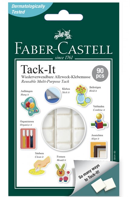 ΚΟΛΛΑ ΠΛΑΣΤΕΛΙΝΗ WHITE TACK-IT FABER 50γρ.