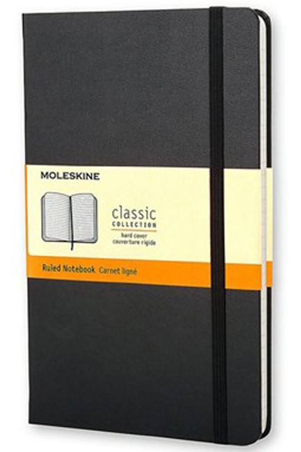 ΣΗΜΕΙΩΜΑΤΑΡΙΟ 09*14 POCKET MOLESKINE ΡΙΓΕ HARD BLACK