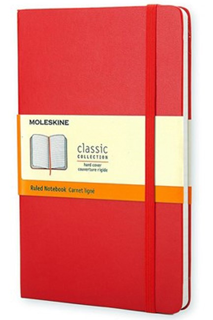 ΣΗΜΕΙΩΜΑΤΑΡΙΟ 09*14 POCKET MOLESKINE ΡΙΓΕ HARD RED