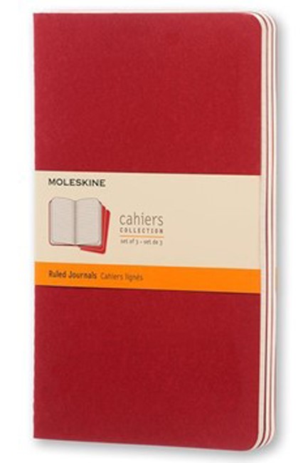ΣΗΜΕΙΩΜΑΤΑΡΙΟ 13*21 LARGE MOLESKINE ΡΙΓΕ CΑΗΙΕR ΣΕΤ 3ΤΕΜ.RED