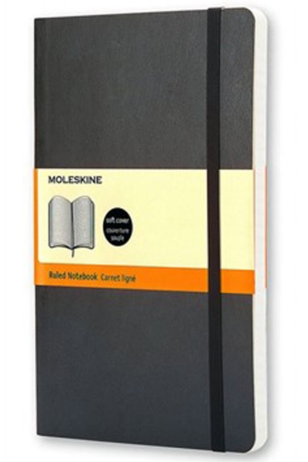 ΣΗΜΕΙΩΜΑΤΑΡΙΟ 09*14 POCKET MOLESKINE ΡΙΓΕ SΟFΤ ΒLΑCΚ